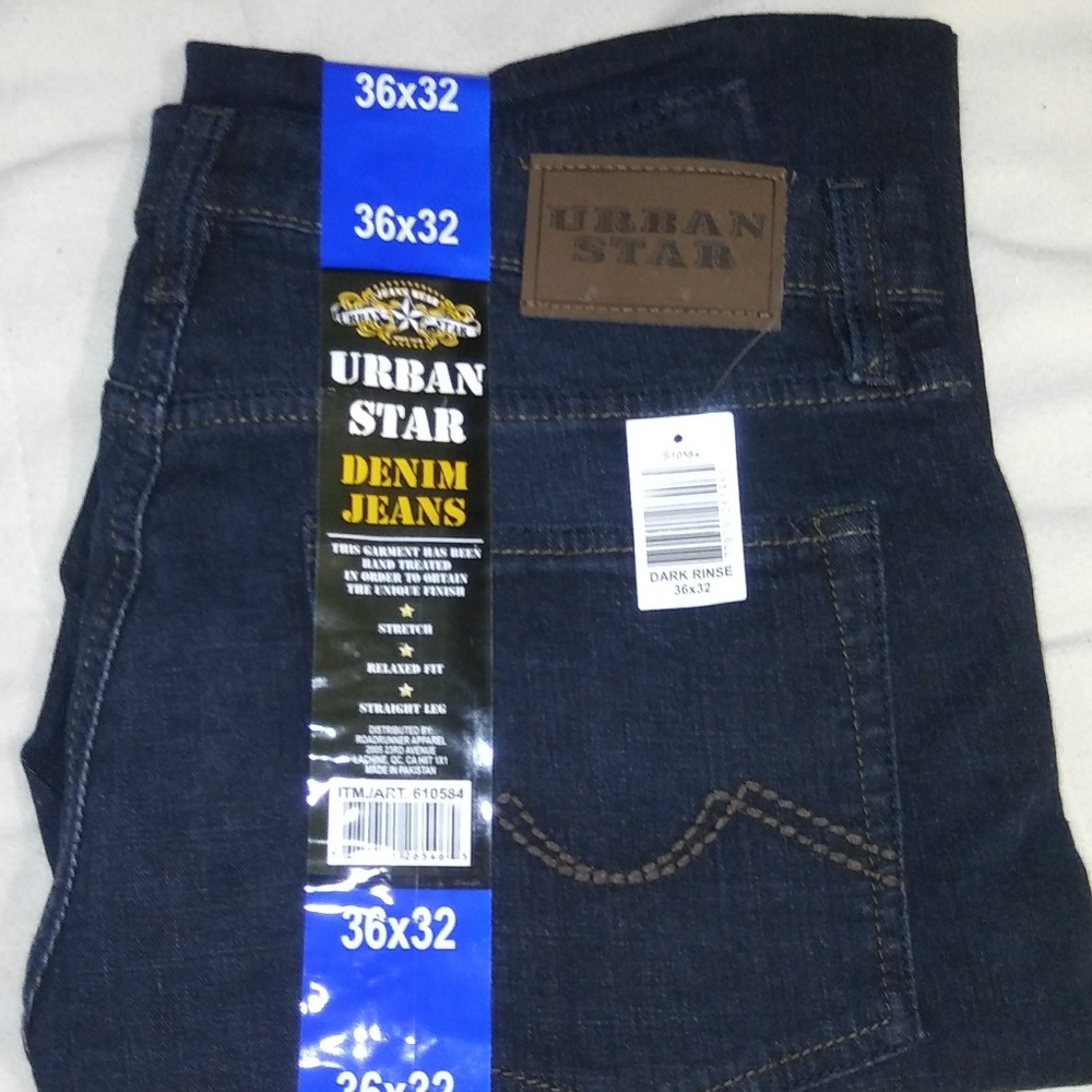 Urban Star Men's Relaxed Fit Jean